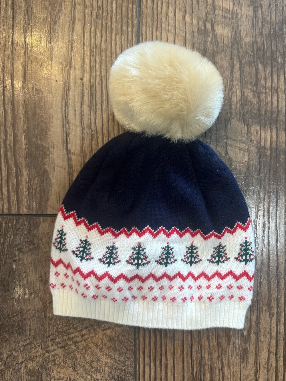 Janie & Jack Holiday Pom Pom Beanie